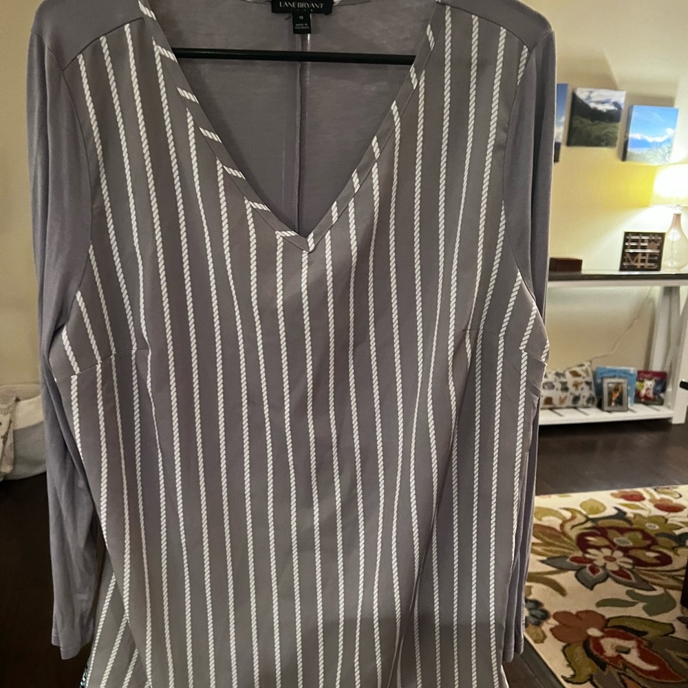 Lane Bryant long sleeve blouse